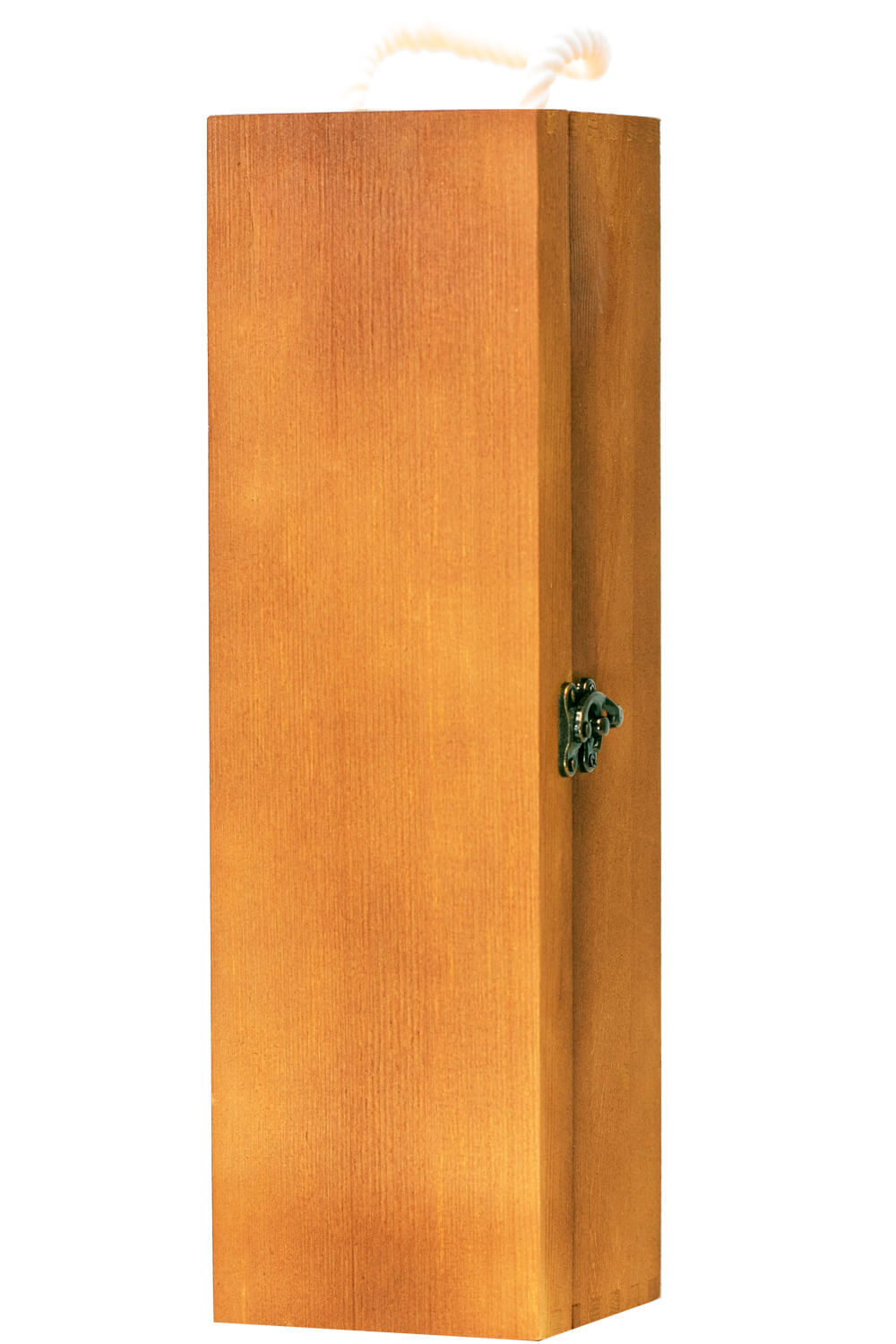 Weinkiste für Flaschen Wein / Geschenk Box aus Holz mit Klappdeckel