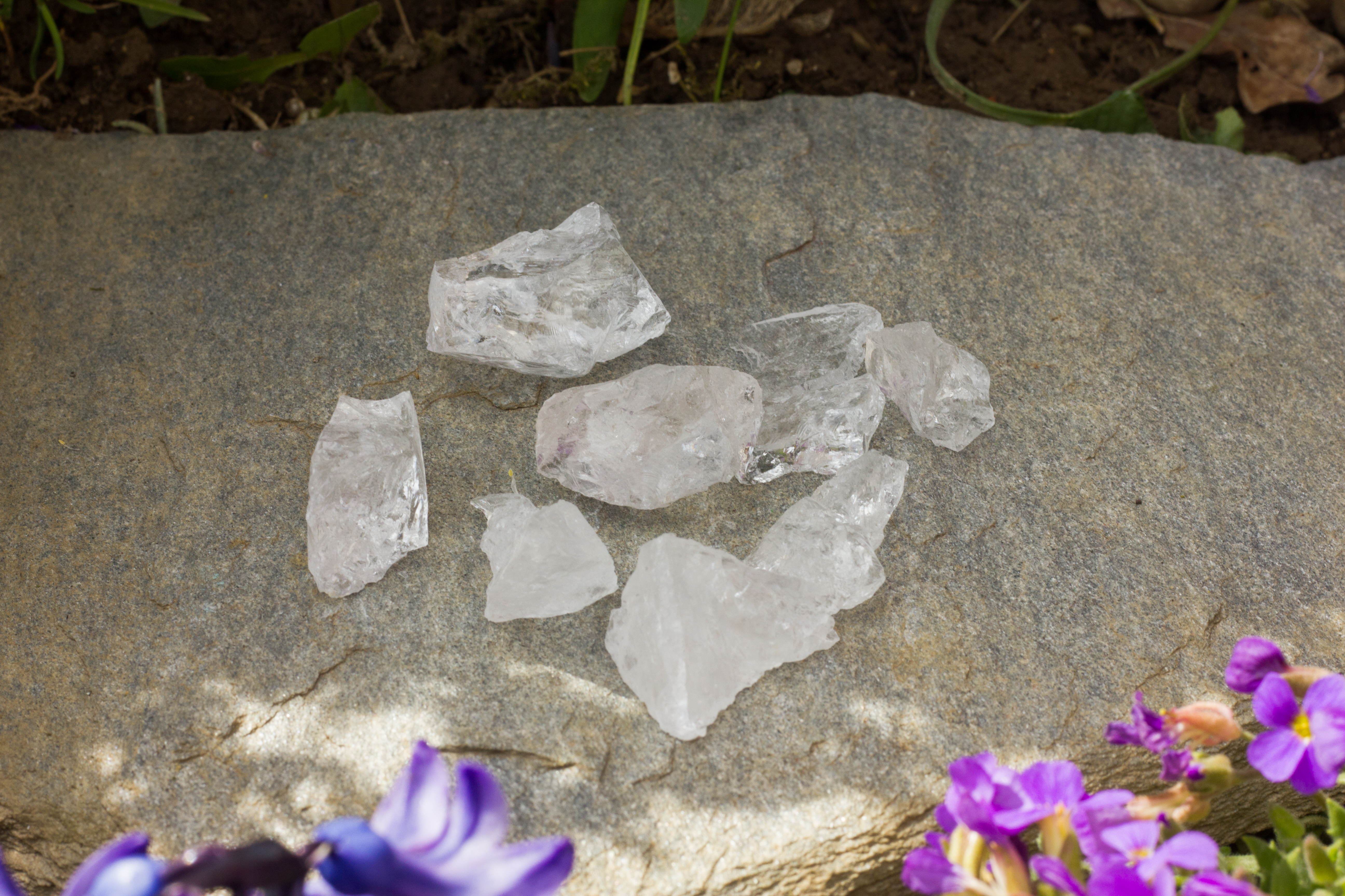 Dekosteine Bergkristall (extra), 03 - 04cm - ca. 100 g