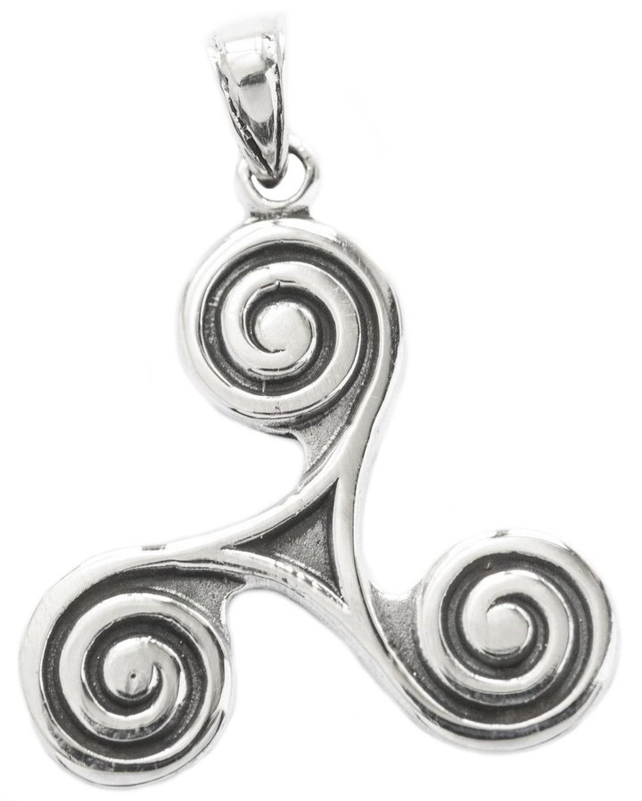 Schmuck Anhänger - DAVINA - Keltische Triskele - Silber