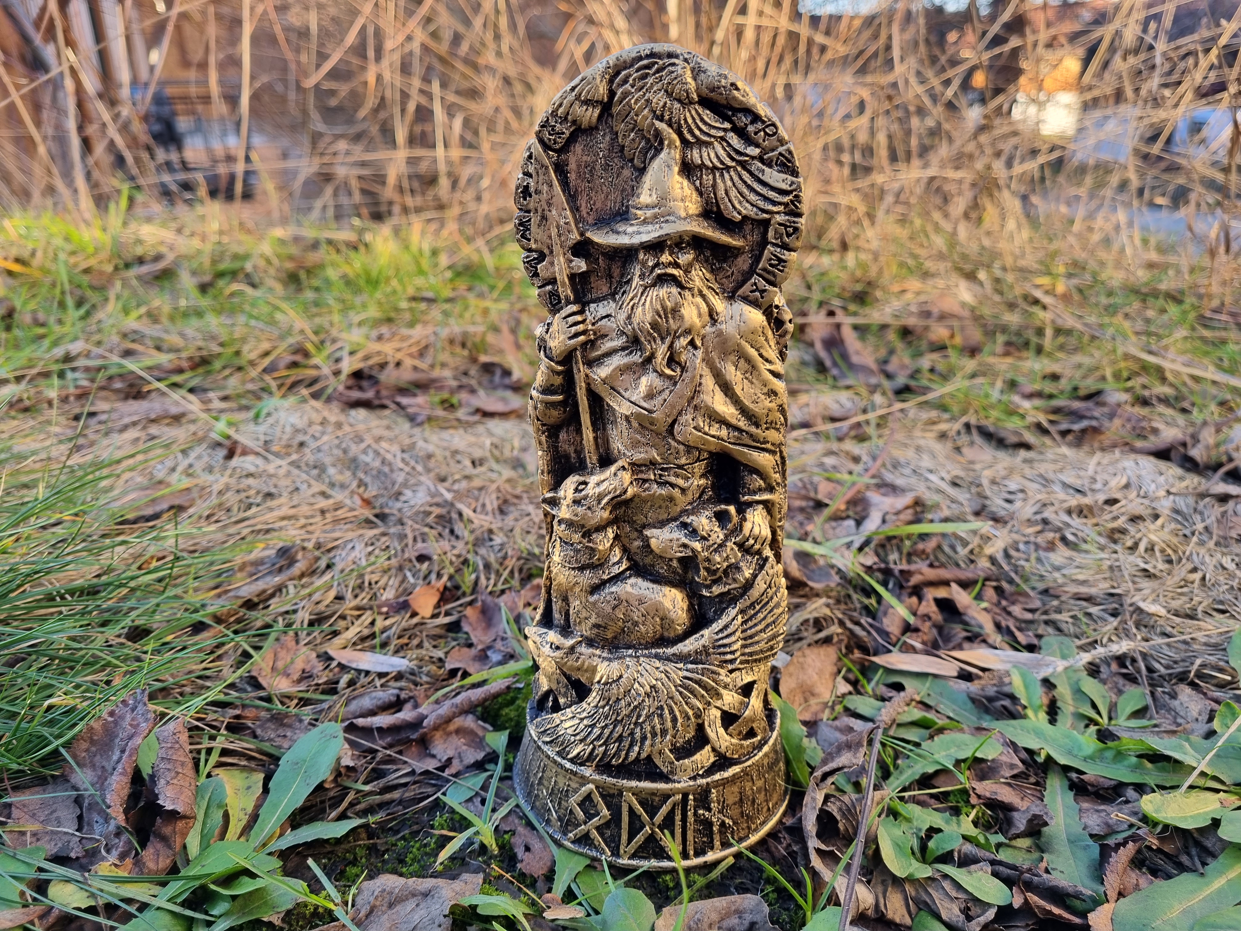 Resin Figur Odin - Nordische Mythologie