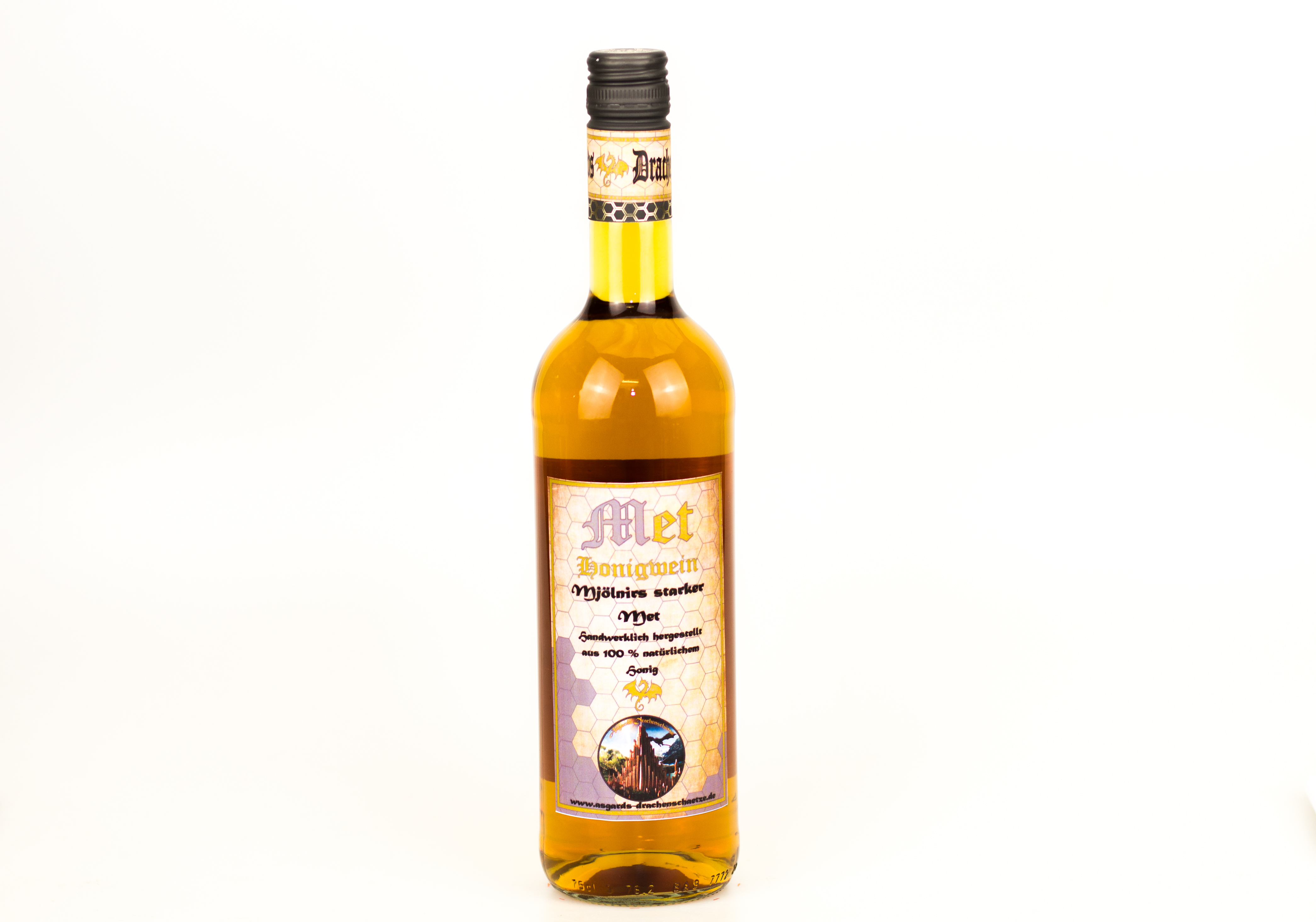 Met Mjölnir, starker süßer Honigwein, Germanen Krafttrunk, 14,5% vol.