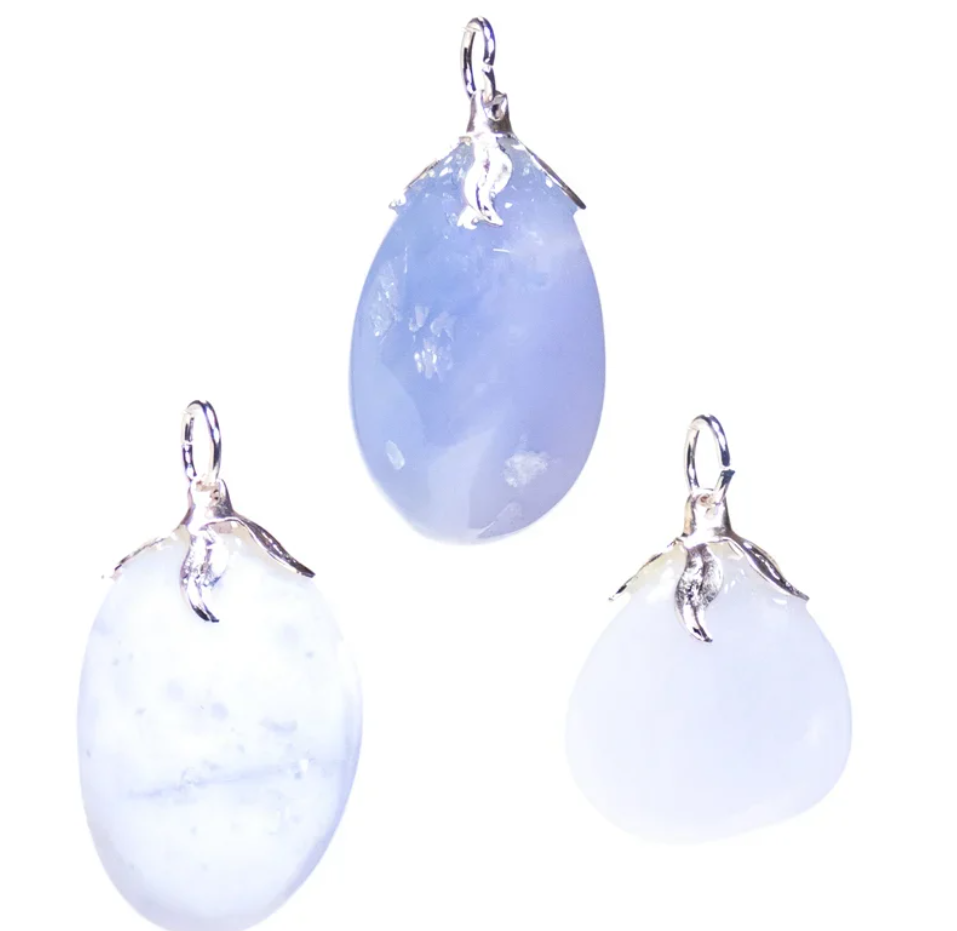 Edelsteinanhänger Chalcedon